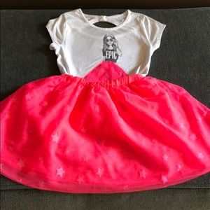 HOT PINK tulle skirt